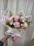 Ramo Pink Mondial con follajes