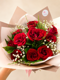 Ramo de 12 rosas rojas